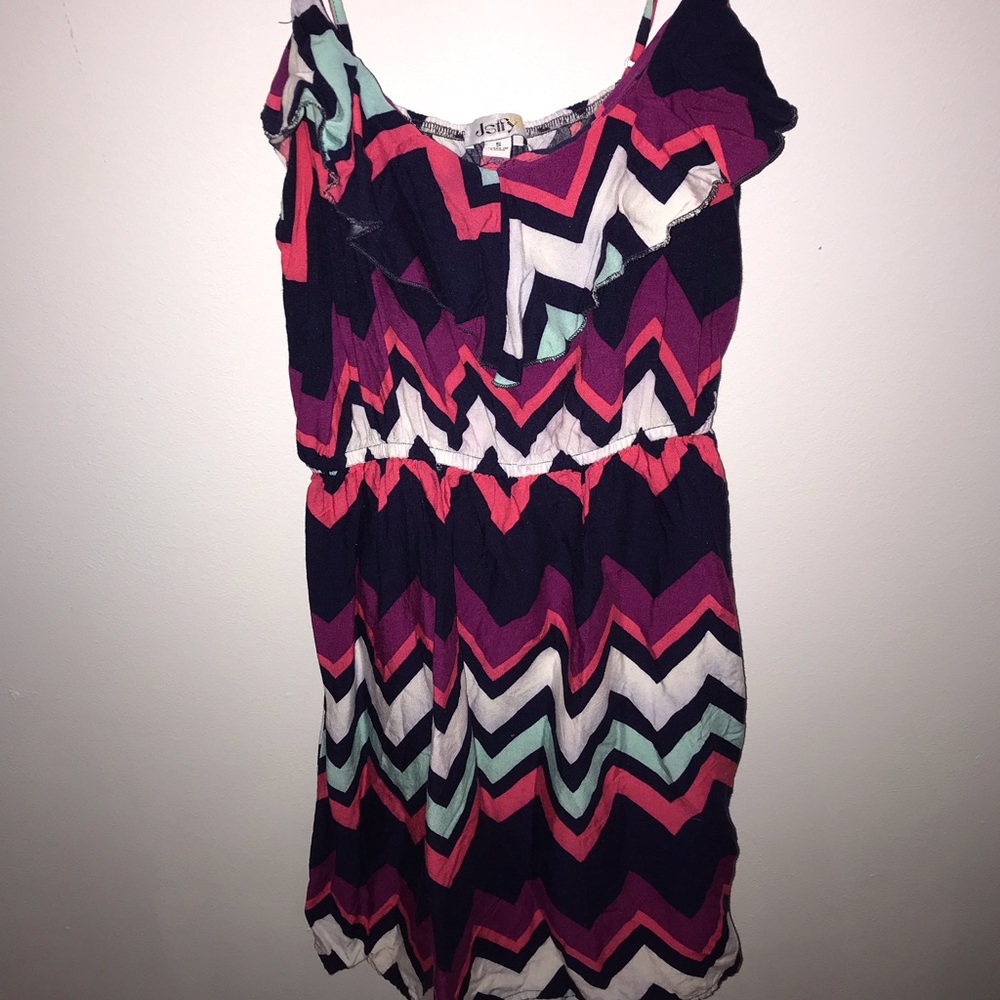 Pretty Chevron Sun Dress